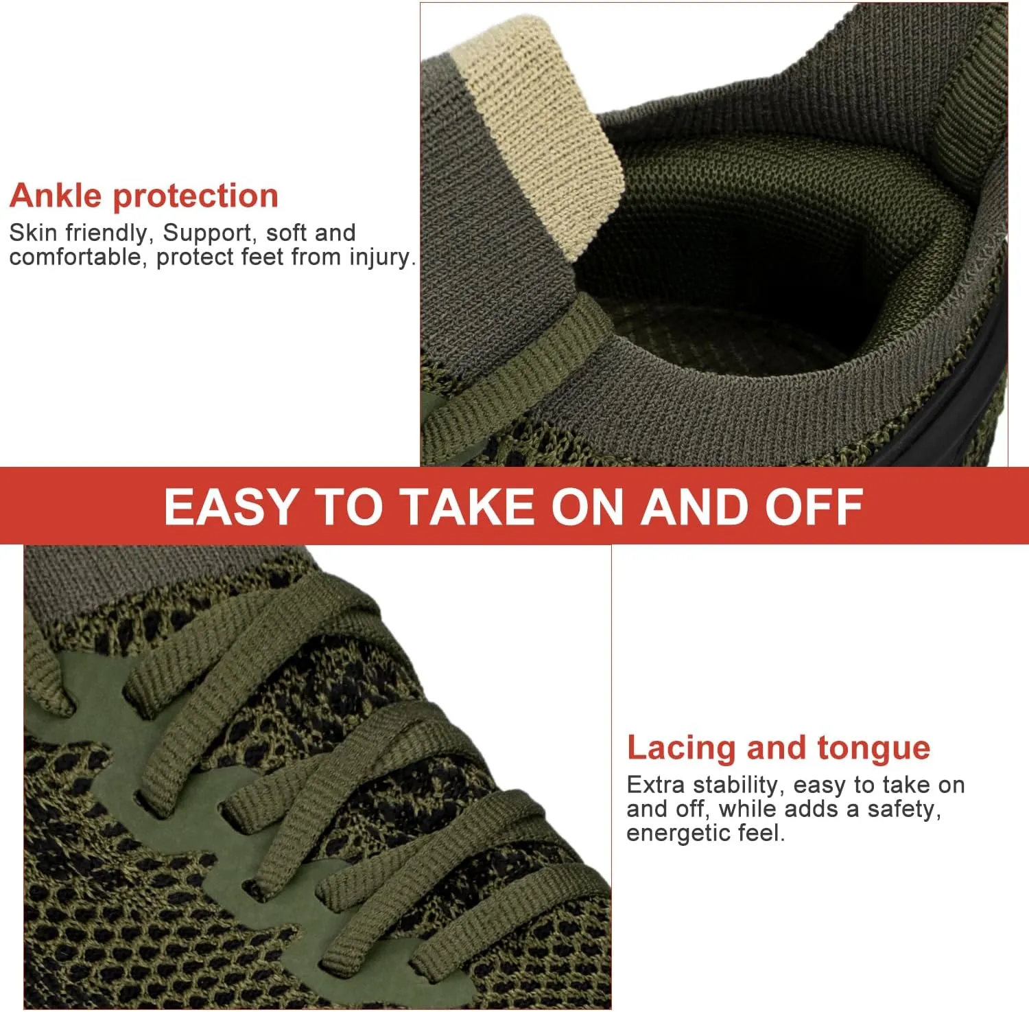 Abboos Running Shoes Womens Non Slip Gym Workout Shoes Lightweight Breathable Tennis Shoes Mesh Walking Sneakers