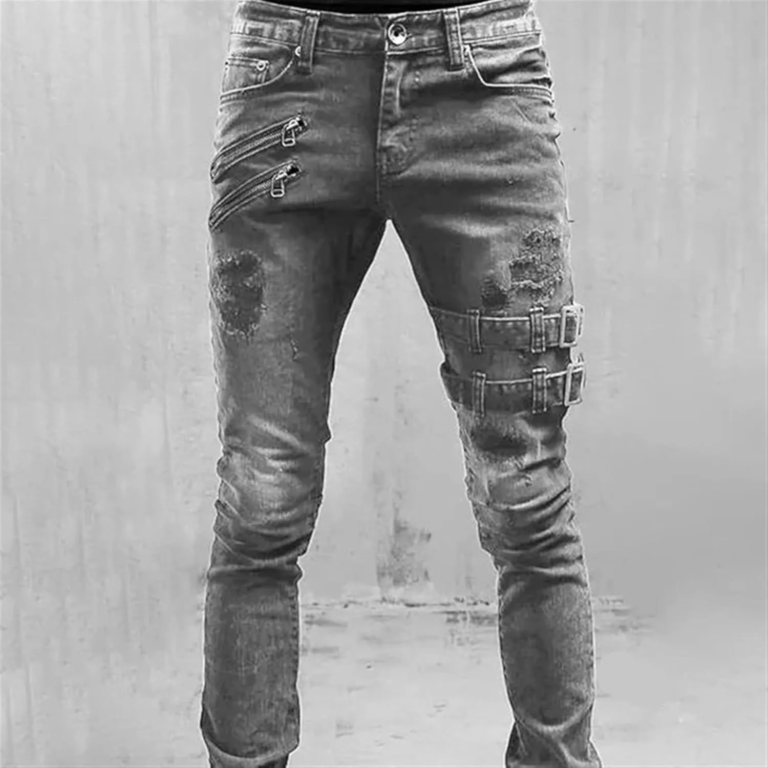 AYGJKIE Men's Vintage Military Tactical Pants Trousers Men's Cargo Men's Trousers Jeans Parachute Cargo Pants Men Trousers