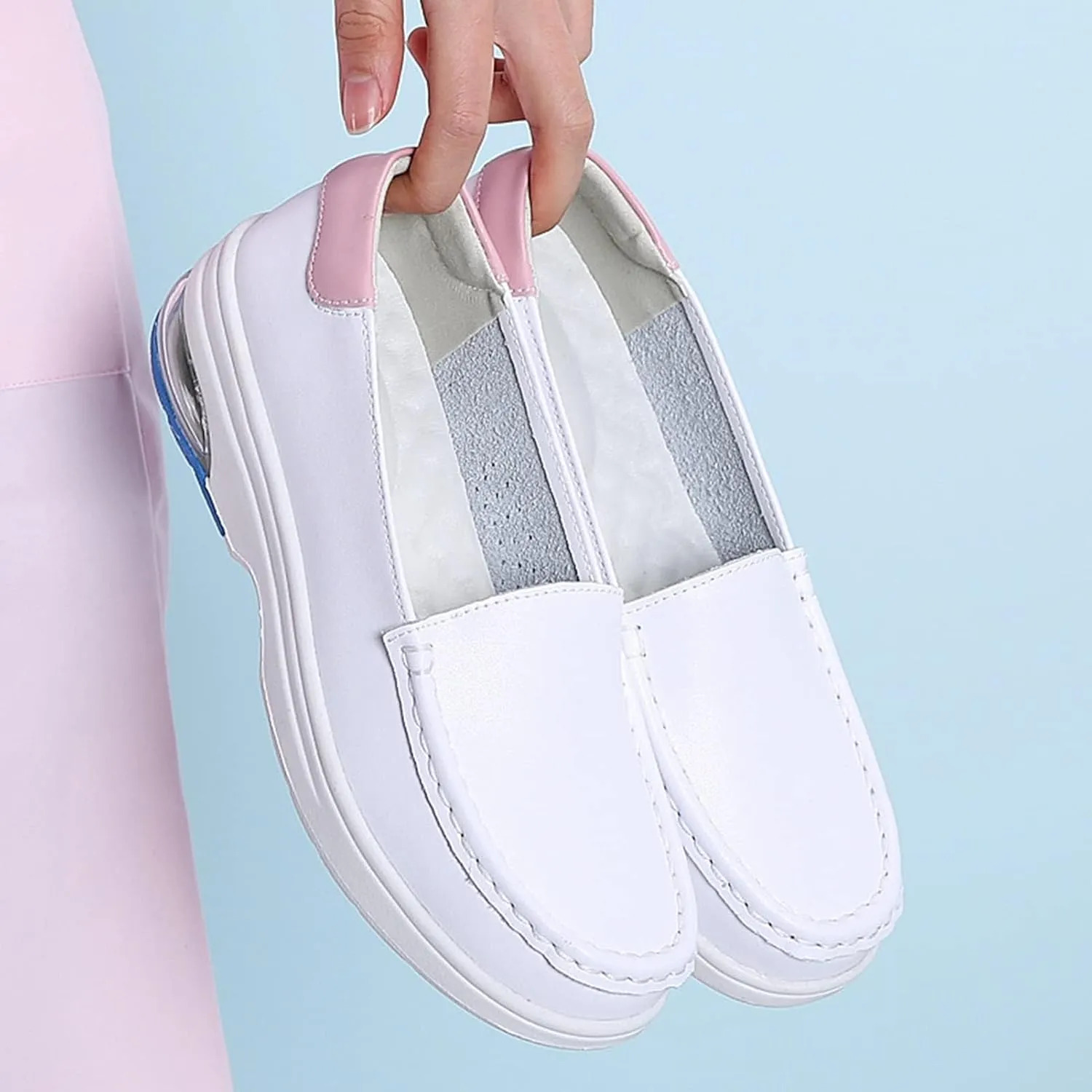 Bunions Nursing Shoes Women,Comfortable Breathable Healthcare Nurse Shoes,Professional Lightweight Chef Work Shoes,for Hospital Garden Kitchen