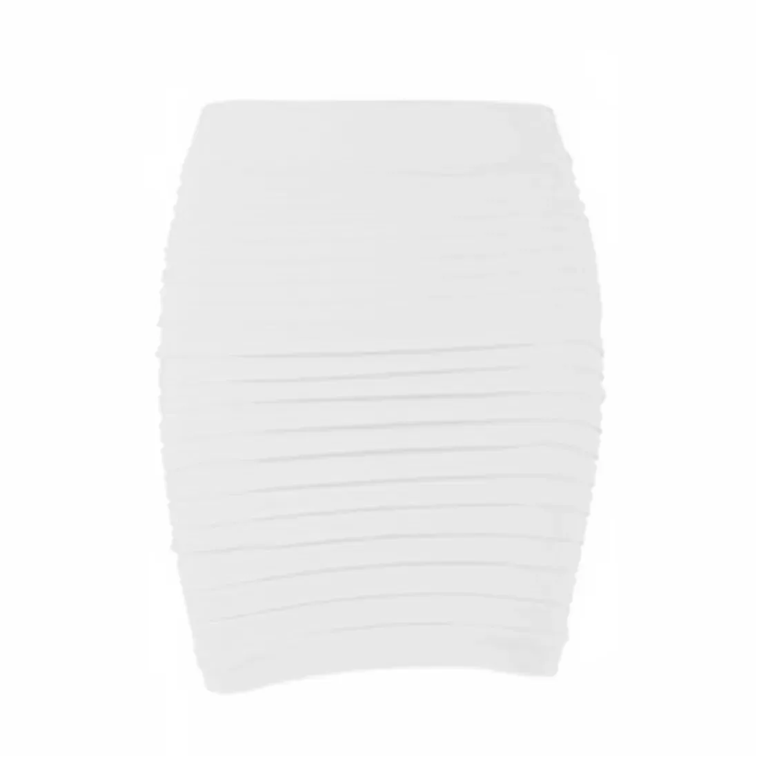 Candy Color Elastic Pleated High Waist Slim Skirts (Small-Large Freesize)