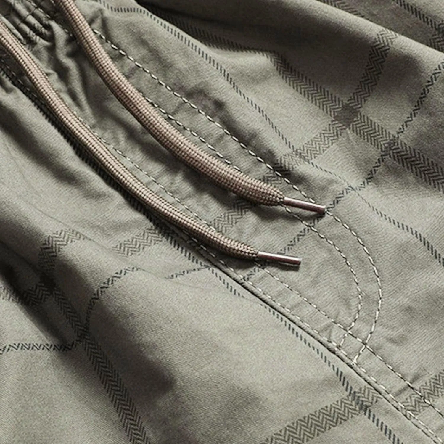 Cargo Shorts for Men Trendy Plaid Print Outdoor Shorts Multiple Pockets Work Shorts Lightweight Elastic Waist Shorts