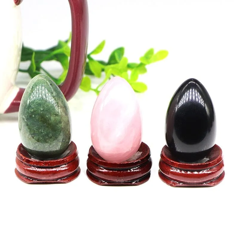Crystal Stone Yoni Egg Kegel Exercise Vginal Balls Healing Massage