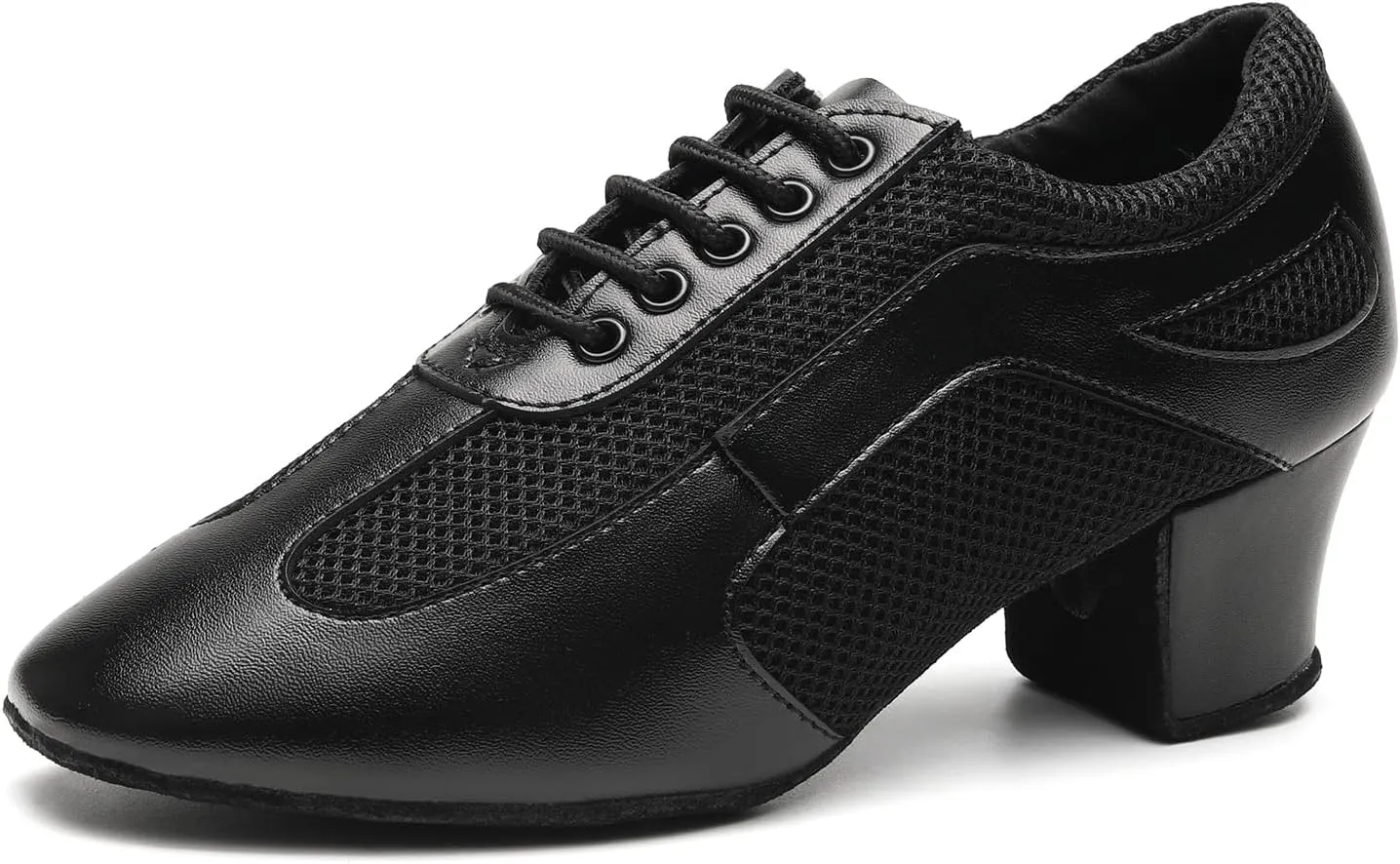 Dance Shoes for Women Ballroom Practice Training Split Sole Dancing Shoes 1.5 Inch Low Heel Latin Salsa Shoes