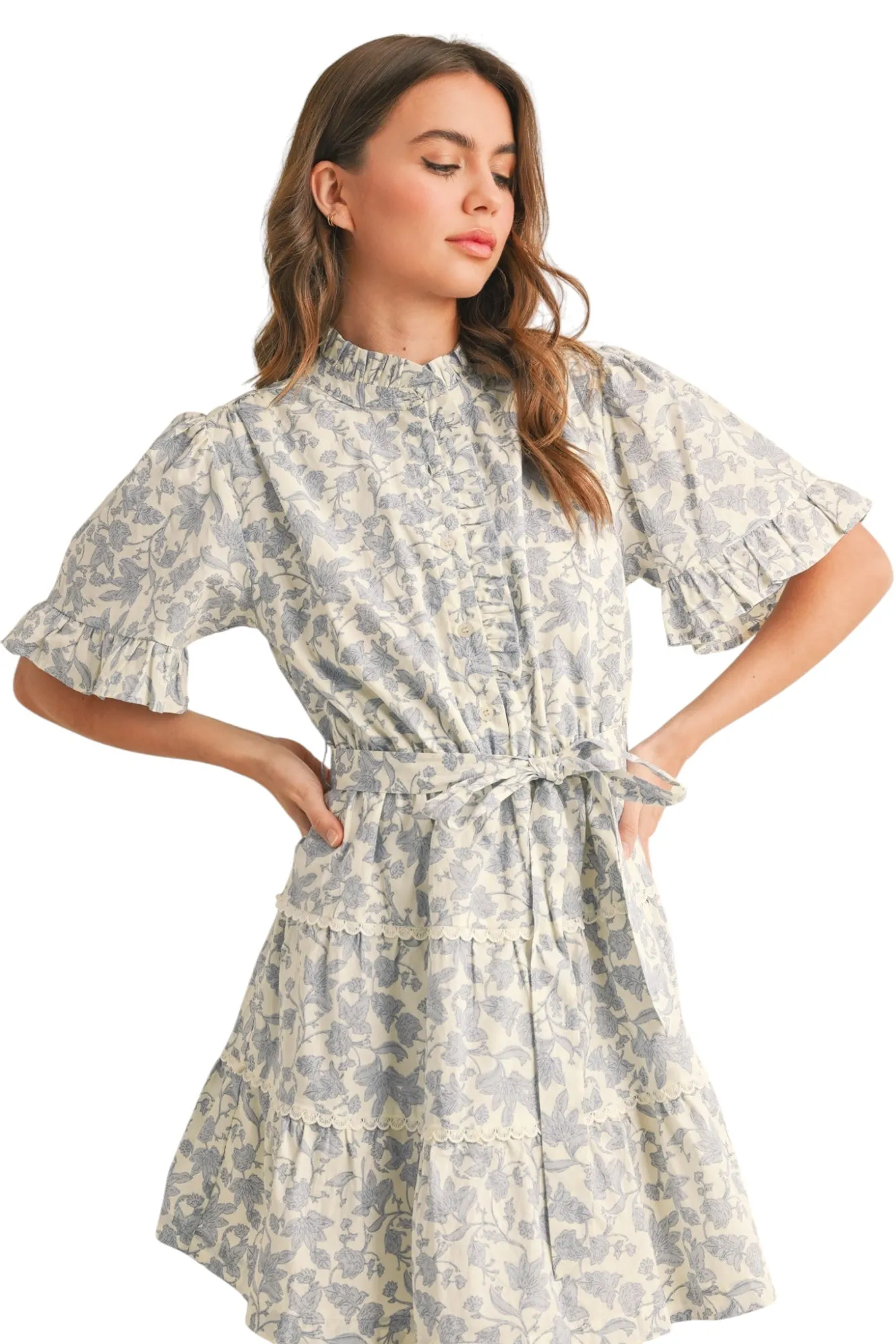 Delta Floral Mini Dress