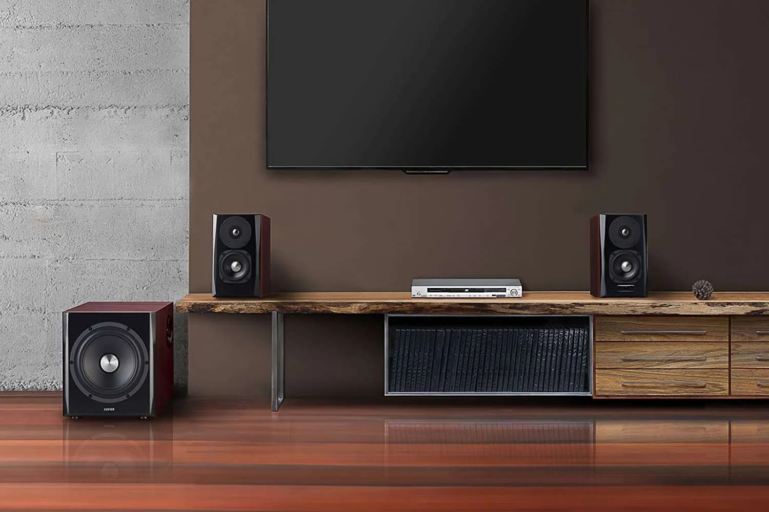 EDIFIER S350DB Bluetooth Bookshelf Speaker and Subwoofer 2.1 Speaker System
