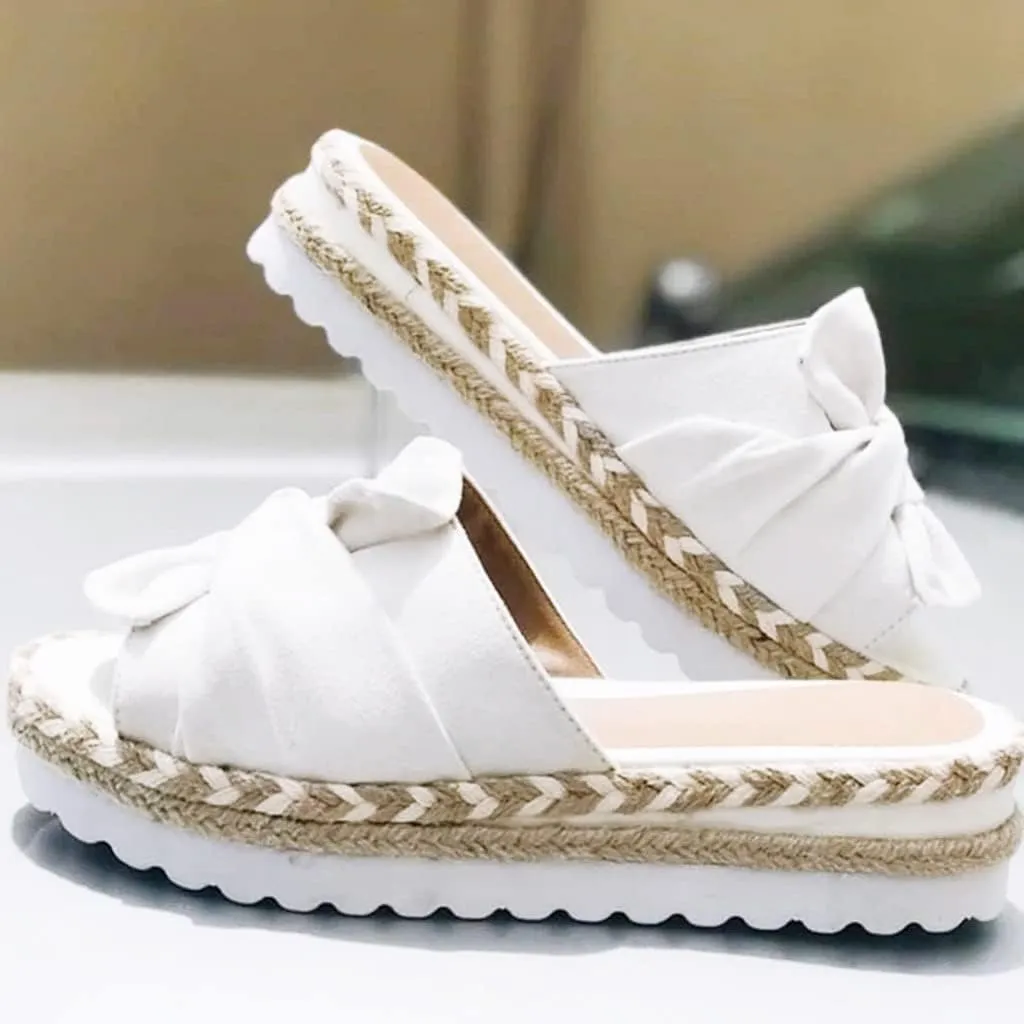 Eduavar Sandals for Women Dressy Summer, Platform Sandals Women Summer Beach Espadrille Sandals Breathable Open Toe Slippers