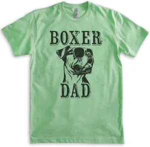 EVERTREE CLOTHING Boxer Dad T-Shirt, Unisex Men's Shirt, Boxer Dog Owner, Best Dog Dad Gift