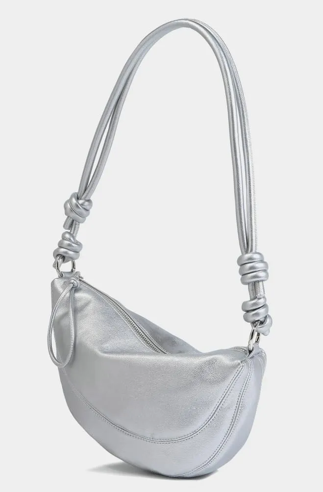 Fashion Shoulder Bags for Women Vegan Leather Tote Purse Small Handbag Y2k Dumpling Top Handle Satchel Underarm Bag