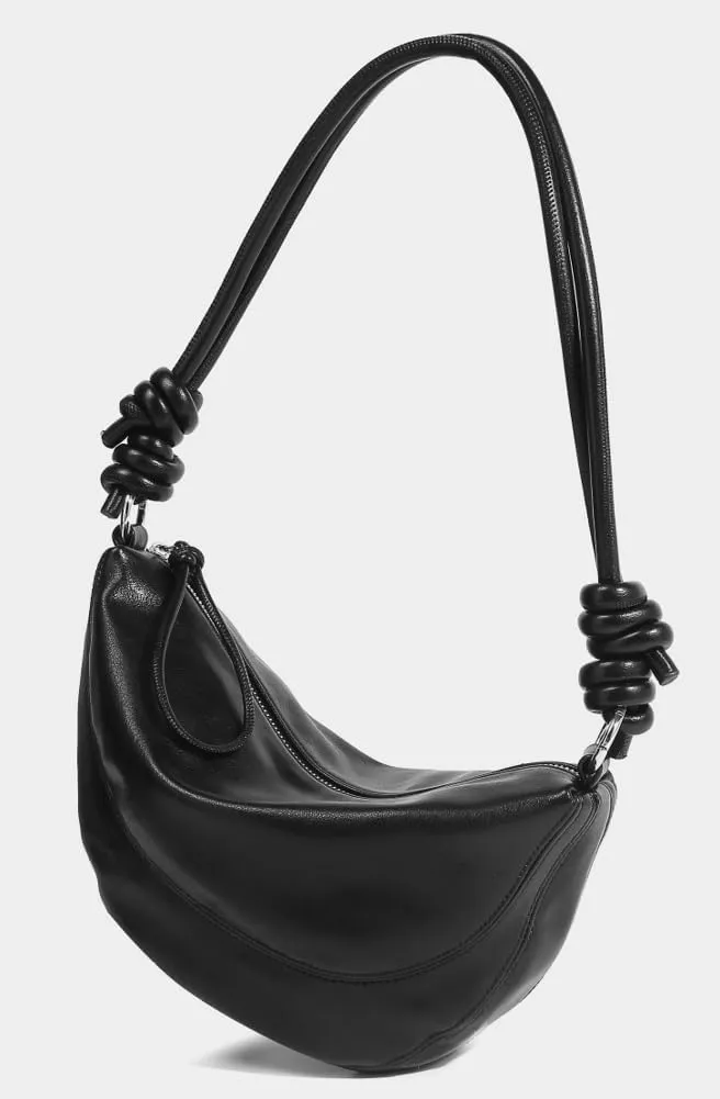 Fashion Shoulder Bags for Women Vegan Leather Tote Purse Small Handbag Y2k Dumpling Top Handle Satchel Underarm Bag