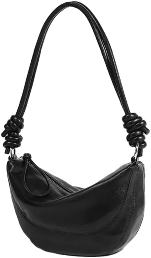 Fashion Shoulder Bags for Women Vegan Leather Tote Purse Small Handbag Y2k Dumpling Top Handle Satchel Underarm Bag