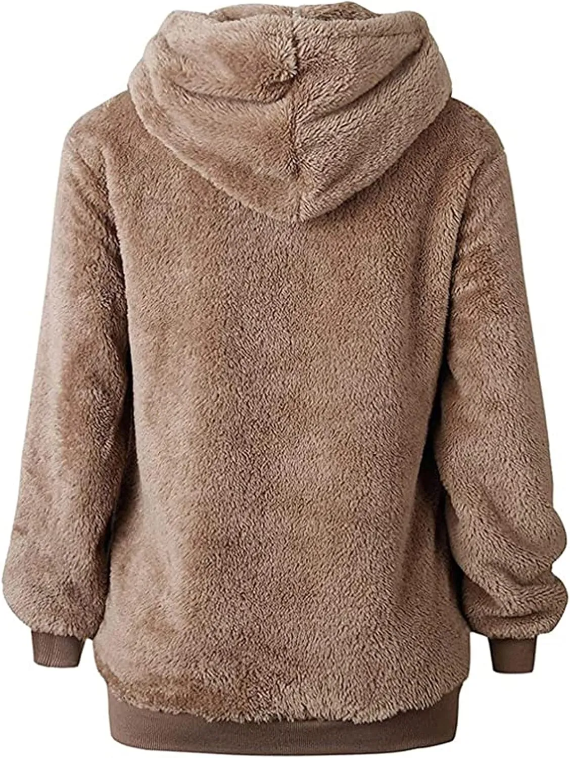 Fleece Hoodies for Girls Trendy Long Sleeve Sherpa Hooded Jacket Comfy Zip Up Winter Coat Warm Outfits for Teen Girls