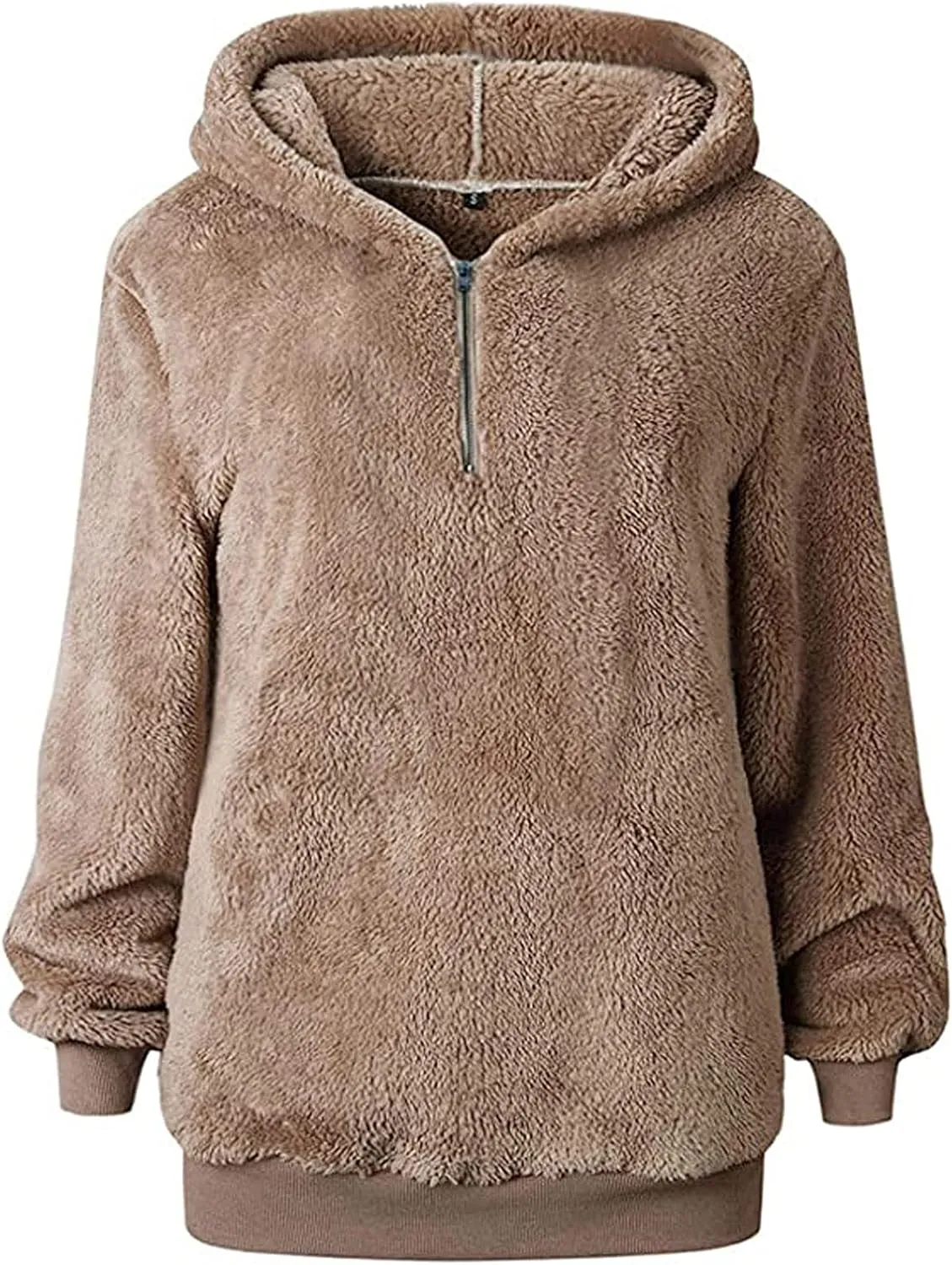 Fleece Hoodies for Girls Trendy Long Sleeve Sherpa Hooded Jacket Comfy Zip Up Winter Coat Warm Outfits for Teen Girls