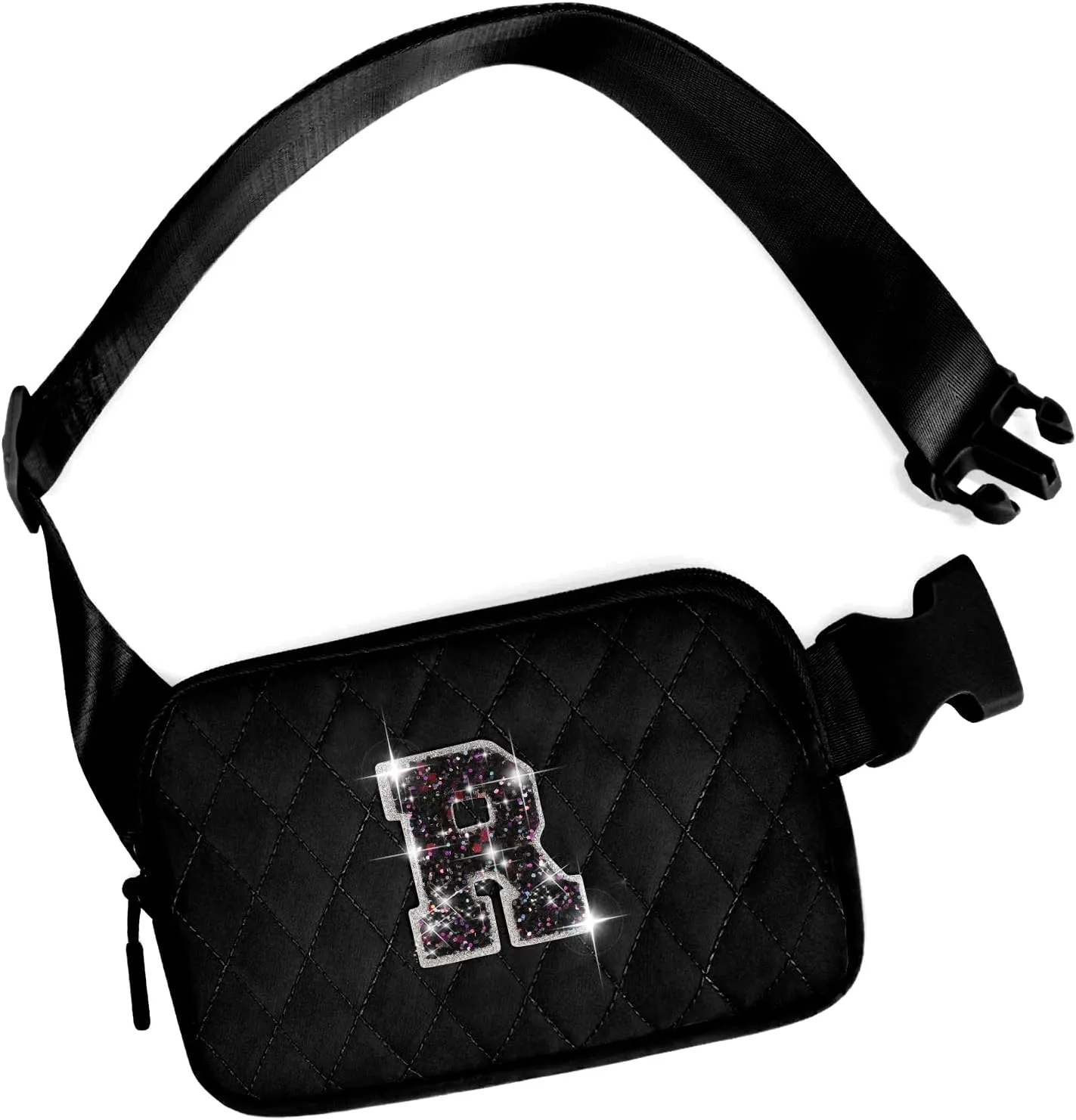 Gifts for Girls Teens - Birthday Gifts for Daughter Sister Niece Granddaughter Her,Teen Girl Travel Essentials,Crossbody Bag Belt Bags Cute Purse Fanny Pack Trendy Stuff - R,Black