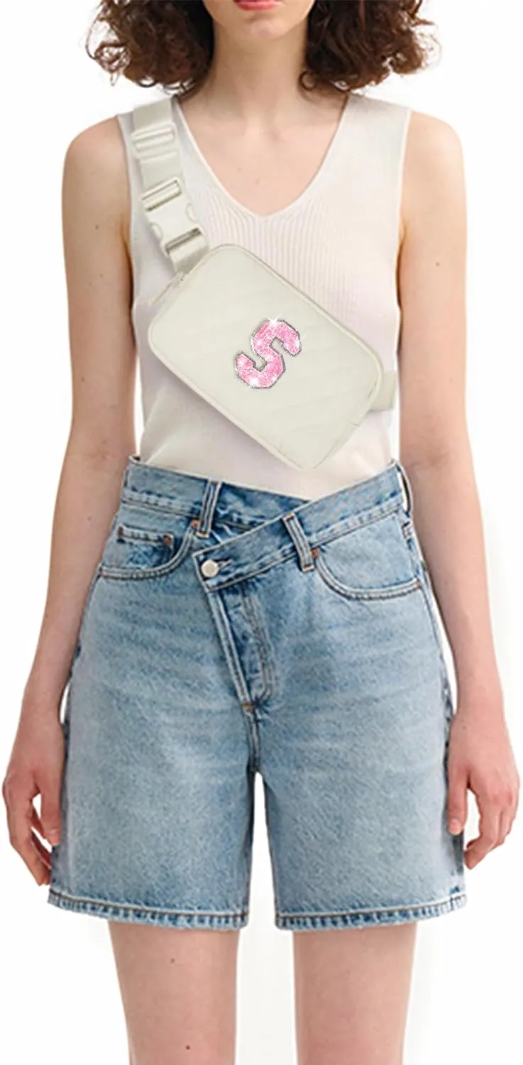 Gifts for Girls Teens - Birthday Gifts for Daughter Sister Niece Granddaughter Her,Teen Girl Travel Essentials,Crossbody Bag Belt Bags Cute Purse Fanny Pack Trendy Stuff - S,Cream