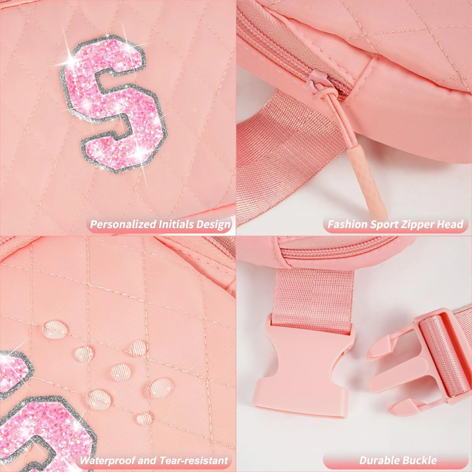 Gifts for Girls Teens - Birthday Gifts for Daughter Sister Niece Granddaughter Her,Teen Girl Travel Essentials,Crossbody Bag Belt Bags Cute Purse Fanny Pack Trendy Stuff - S,Peach