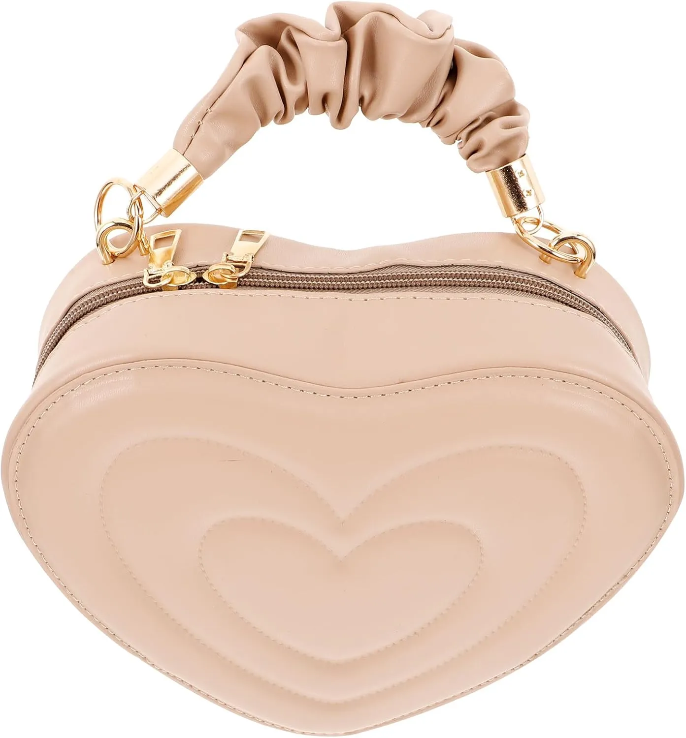 Heart Shape Crossbody Purse Heart Shape Handbag Heart Shoulder Bag Leather Satchel Handbag For Women Girls