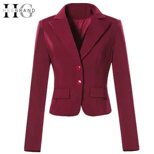 HEE GRAND Fashion Plus Size Womens Blazers Slim Work Wear Blazer Feminino Black White Women Outwear Formal Jacket S-4XL WWX430