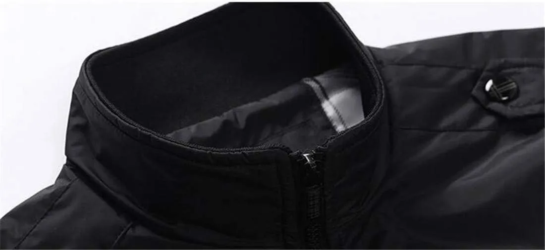 HZCX FASHION Men's Classical Bomber Jackets Casual Sports Windbreaker Jackets