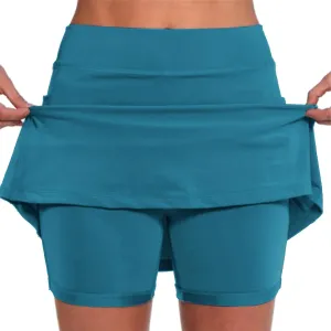LCMTWX Black Skirt for Women Solid Mid Waist Culottes Short Skirts Skinny Pants Skorts for Woman White Tennis Skirt Tennis