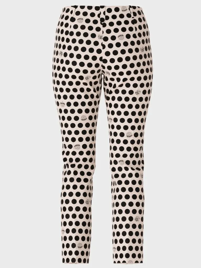 Marc Cain Collections Polka Dot Pencil Trousers VC 81.11 J39 COL 900