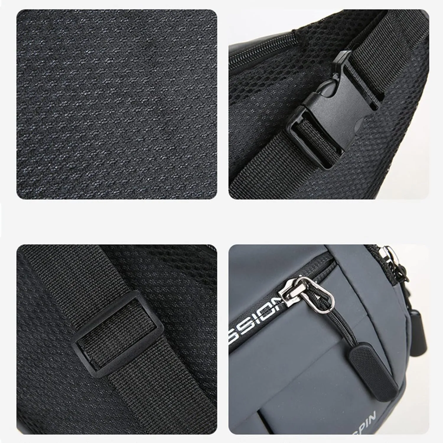 Men And Women Fashion Capacity Messenger Bag Simple Casual Shoulder Bags Waist Bag Running Belt Waist Pack for Men (Blue, One Size)