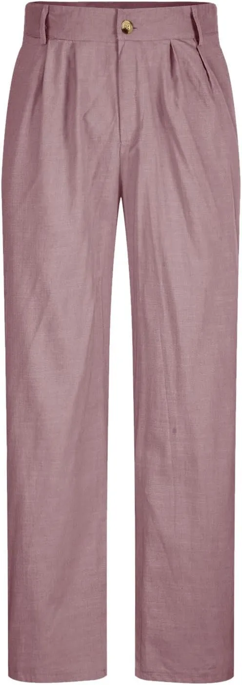 Men Trousers Casual Jogger Work Pants Men's Straight-Fit 5-Pocket Comfort Stretch Chino Trousers Mans Autumn Pants