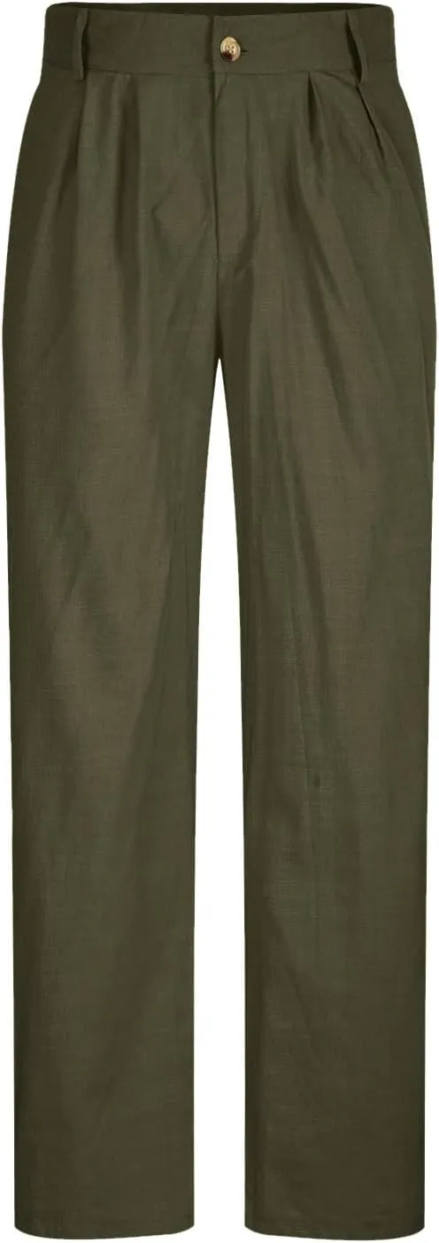 Men Trousers Casual Jogger Work Pants Men's Straight-Fit 5-Pocket Comfort Stretch Chino Trousers Mans Autumn Pants