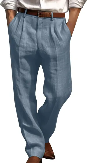 Men Trousers Casual Jogger Work Pants Men's Straight-Fit 5-Pocket Comfort Stretch Chino Trousers Mans Autumn Pants