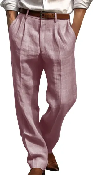 Men Trousers Casual Jogger Work Pants Men's Straight-Fit 5-Pocket Comfort Stretch Chino Trousers Mans Autumn Pants