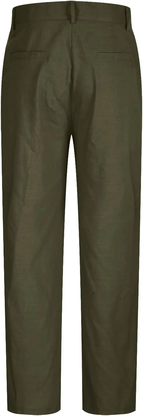Men Trousers Casual Jogger Work Pants Men's Straight-Fit 5-Pocket Comfort Stretch Chino Trousers Mans Autumn Pants
