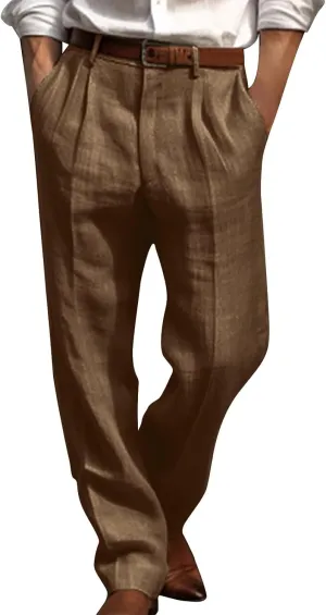 Men Trousers Casual Jogger Work Pants Men's Straight-Fit 5-Pocket Comfort Stretch Chino Trousers Mans Autumn Pants