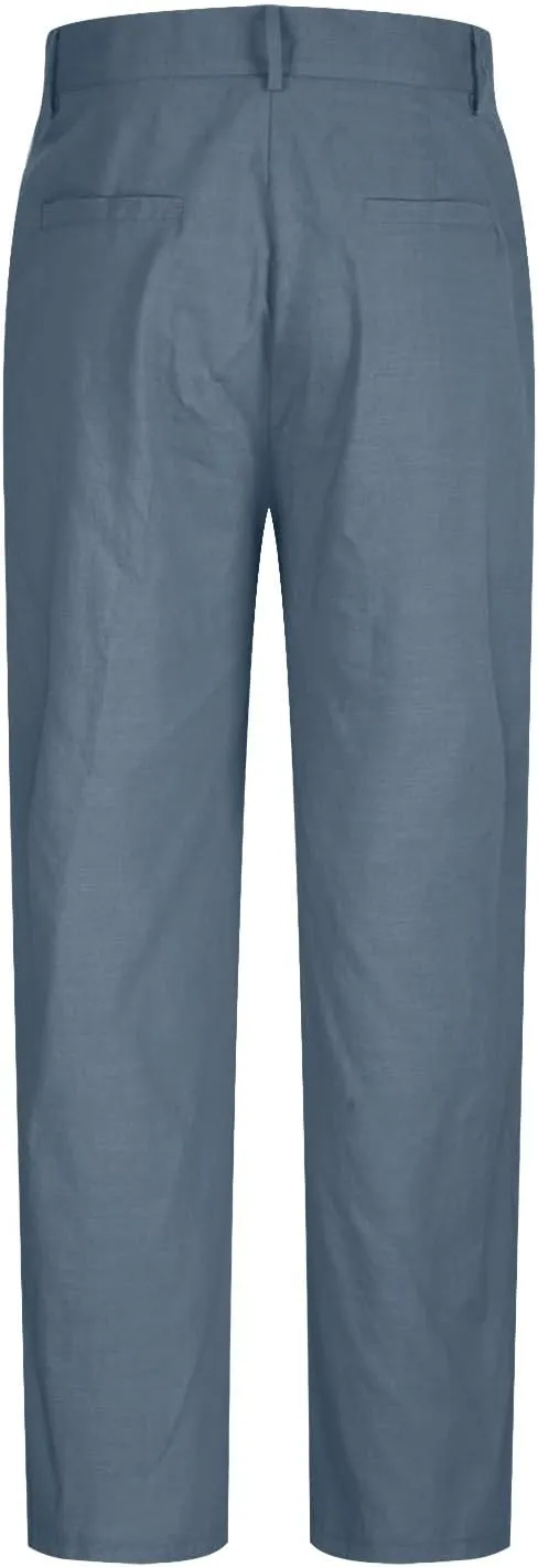 Men Trousers Casual Jogger Work Pants Men's Straight-Fit 5-Pocket Comfort Stretch Chino Trousers Mans Autumn Pants
