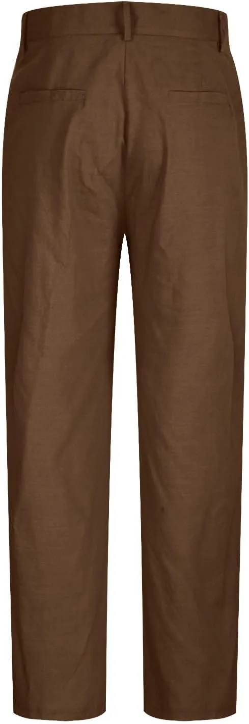 Men Trousers Casual Jogger Work Pants Men's Straight-Fit 5-Pocket Comfort Stretch Chino Trousers Mans Autumn Pants