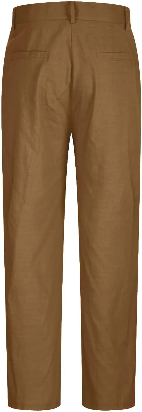 Men Trousers Casual Jogger Work Pants Men's Straight-Fit 5-Pocket Comfort Stretch Chino Trousers Mans Autumn Pants