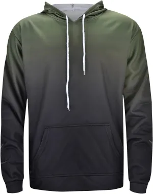 Mens Graphic Hoodies Oversized Lightweight Gradient Color Loose Long Sleeve Hoodies Casual Sports Hoodies Fleece