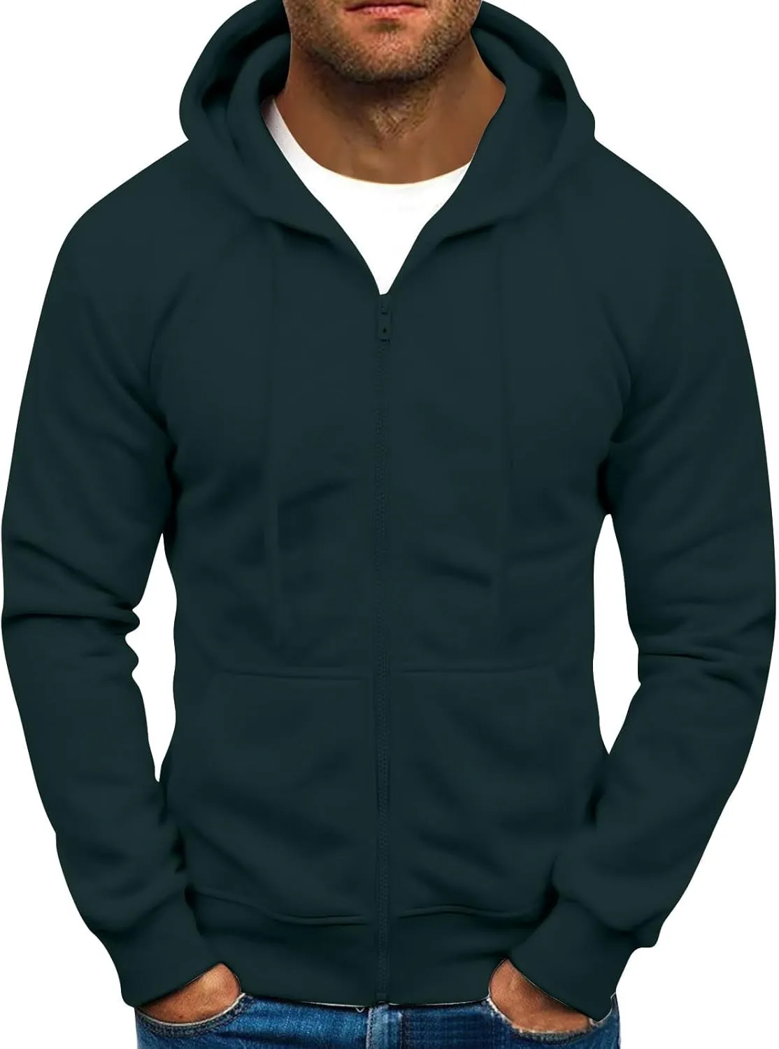 Men's Hooded Sweatshirt Long Sleeve Pullover Hoodie