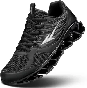 Men's Running Shoes Blade Non Slip Fashion Sneakers Breathable Mesh Soft Sole Casual Athletic Gym Walking Shoes