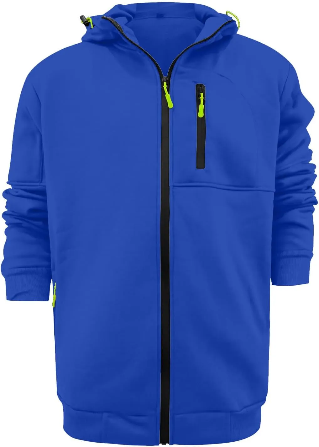 Mens Zip Up Hoodies Heavyweight Fleece Sports Track Jackets Sweatshirts for Gym Running