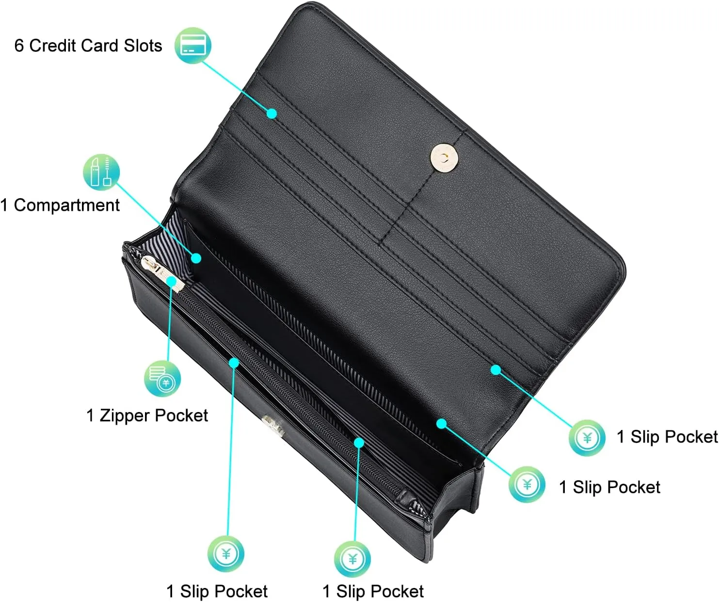 nuoku Crossbody Bag for Women, Phone Wallet Purses PU Leather Satchel, Small Shoulder Bags