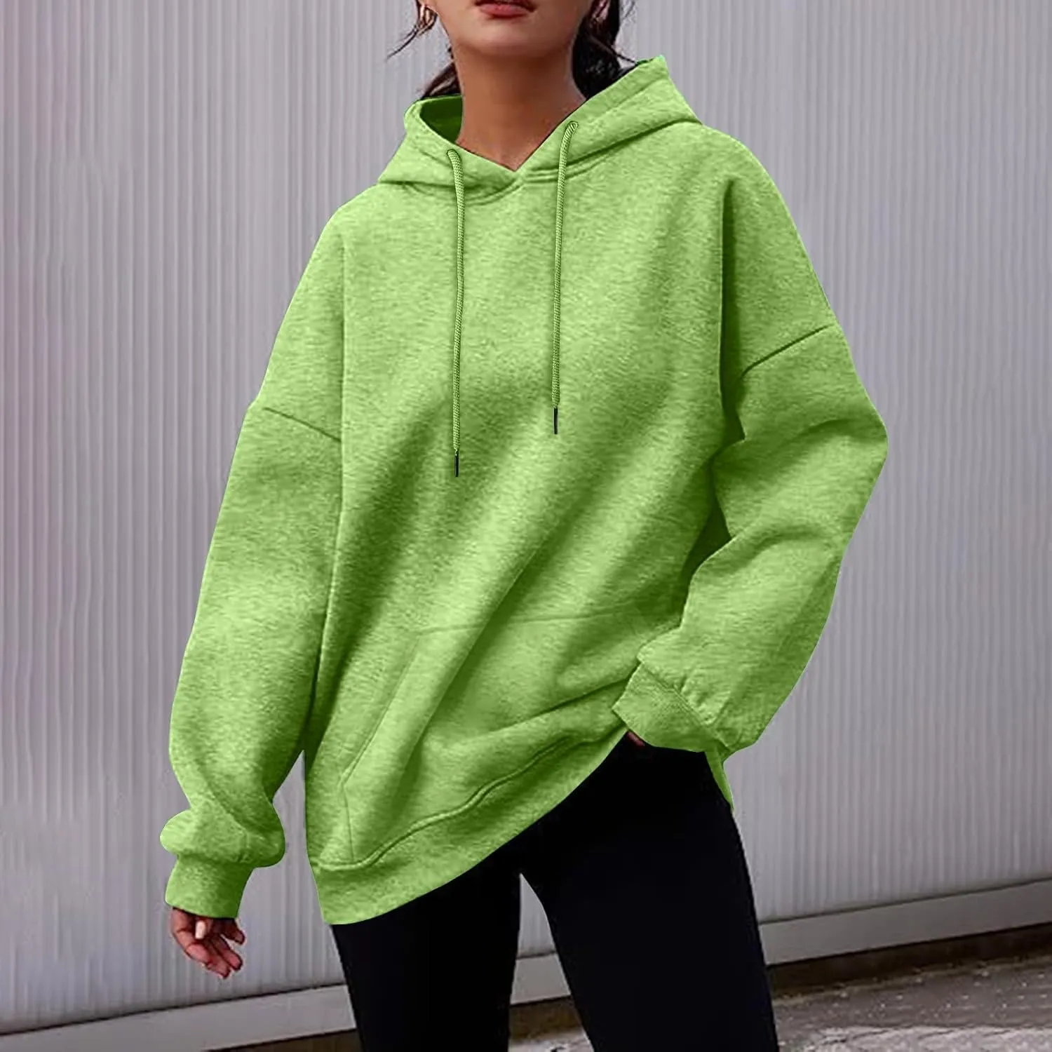 Oversized Hoodies For Women,2024 Fall Soft Fleece Long Sleeve Hoodies Pullover Tops Y2K Sweatshirts With Pockets