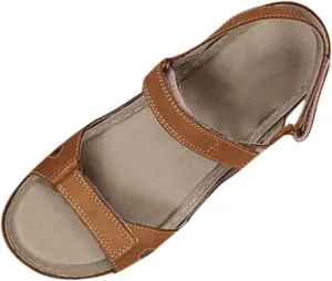 peqiut Sandals Women Arch Support Buckle Shoes Causal Beach Walking Sandals Women Lightweight Orthopedic Sandals for Women