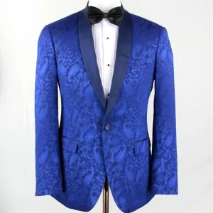 Royal on Royal Blazer with matching Bowtie