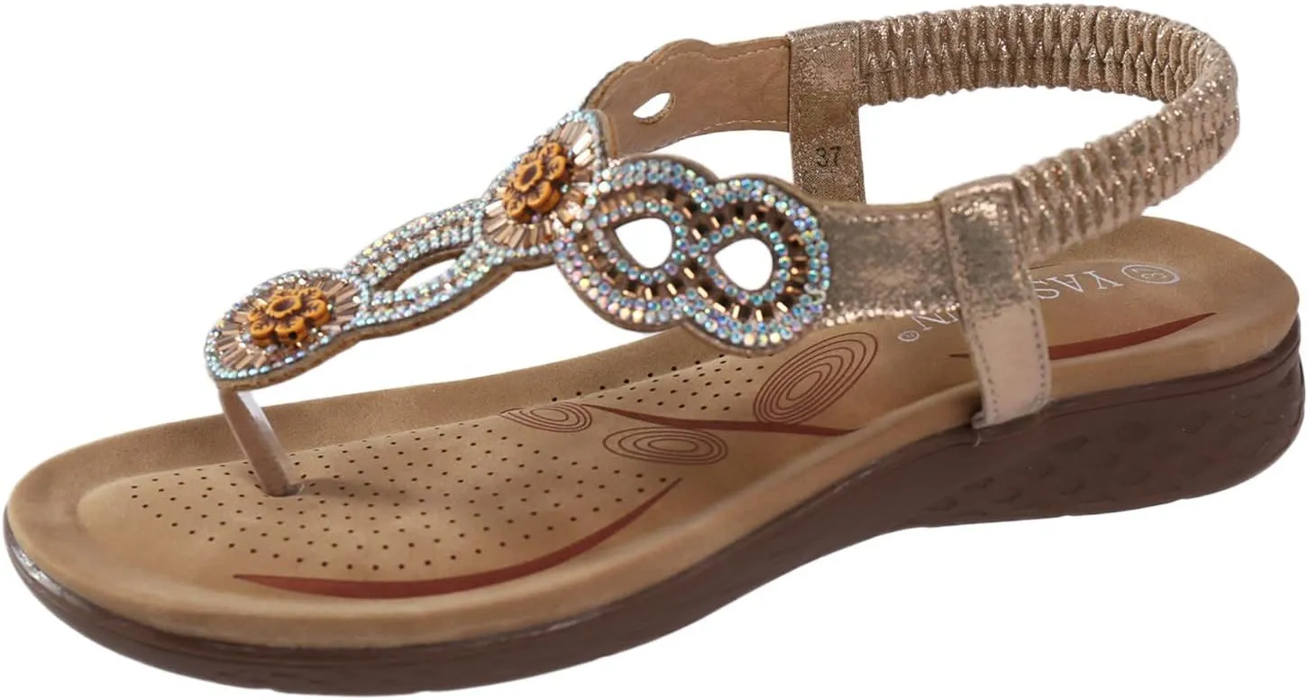 Sandals Women Lace Straps Elegant Open Toe Womens Sandals Dressy Summer Walking Beach Womens Flat Dress Shoes White