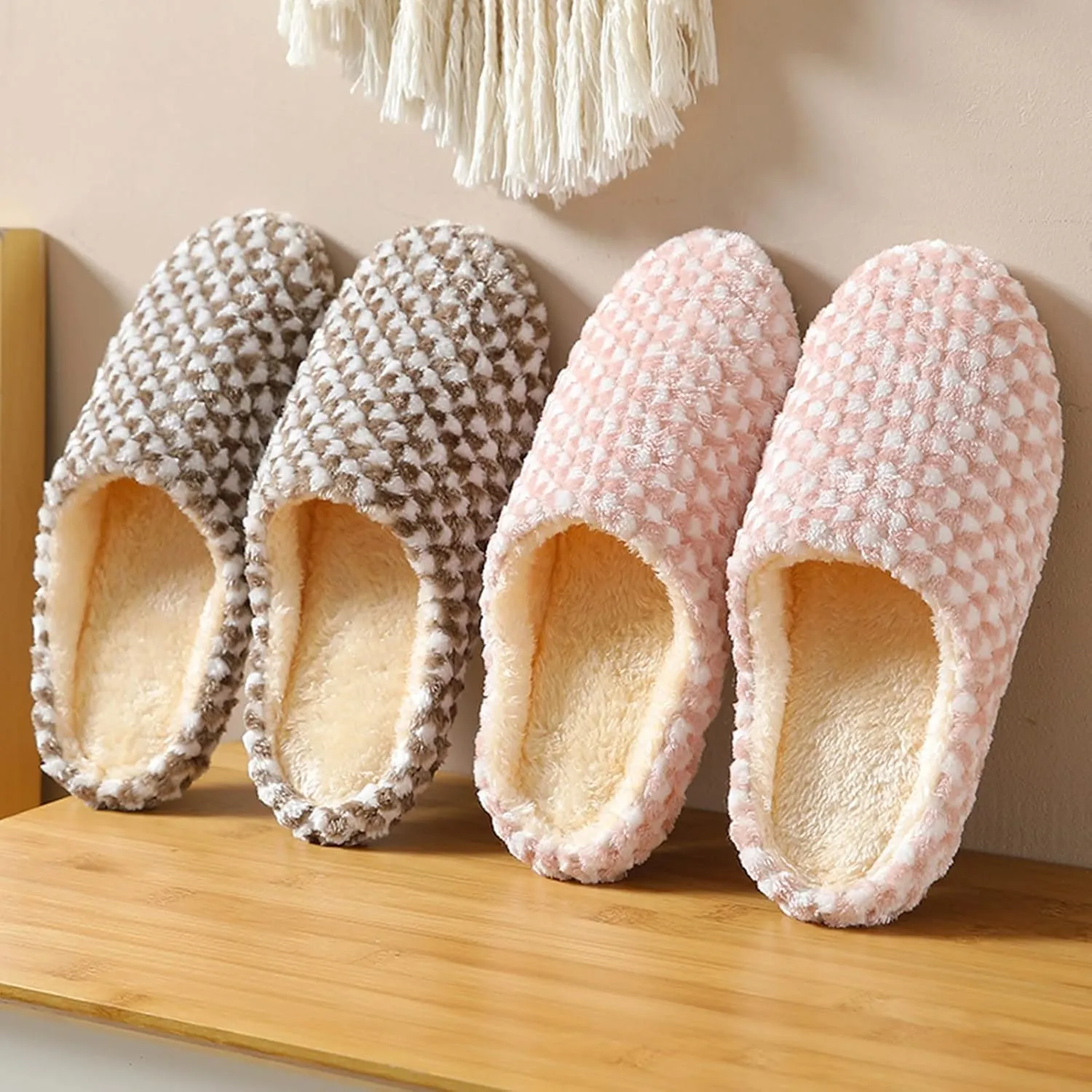 SBGMoSJ Memory Foam Slippers for Women Washable Slippers House Slippers for Men Indoor Outdoor Hotel Slippers Washable Christmas Curtains Gifts for Women 2023