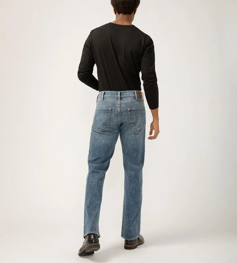 Silver Jeans Mens Indigo Zac Relaxed Fit Straight Leg Jeans