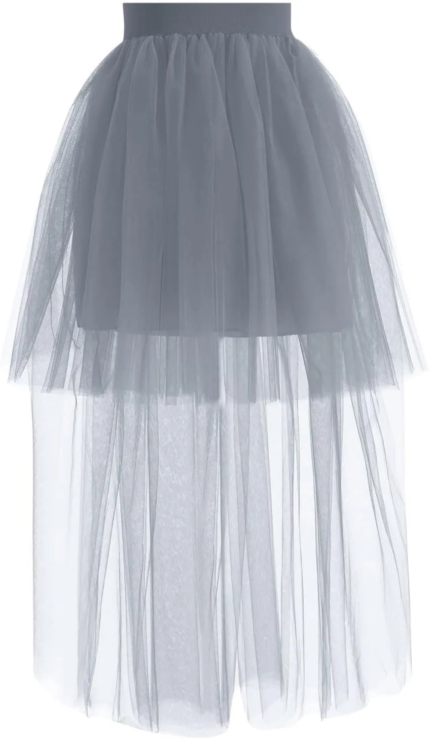 Skirts for Women Trendy Sheer High Elastic Waist Lightweight Dance Pleated Mesh Skirts for Summer Vacation Clothes