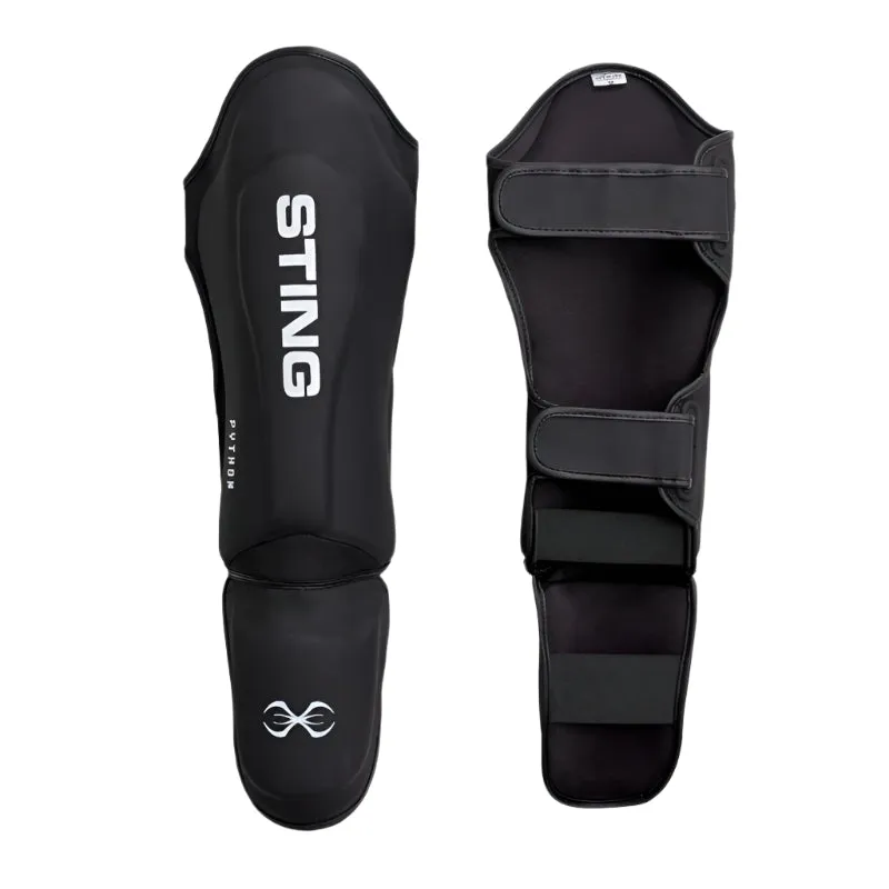 Sting Python MMA Shin & Foot Protector - Black
