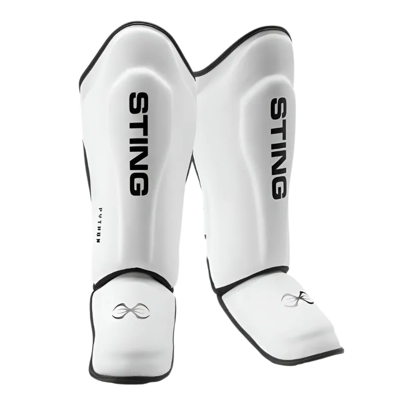 Sting Python MMA Shin & Foot Protector - White