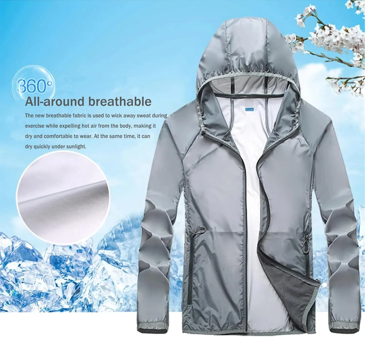 Summer Jackets for Men,Mens Lightweight Jackets Casual Stylish,Light Jackets for Men,Outdoor Mens Jackets
