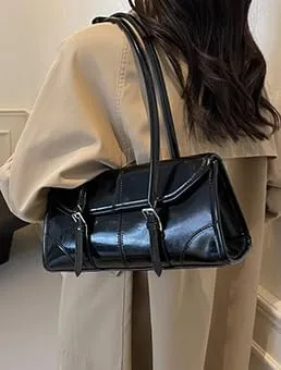 Trendy Large Capacity Shoulder Bag for Women Vintage Underarm Handbag Satchel Purse Commuter Bag Work Bag Tote Bag 2025